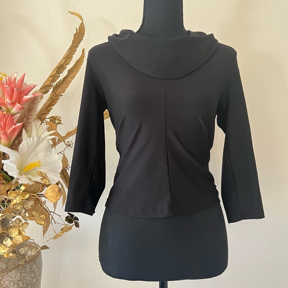 Express Black Cowl Neck Sweater Long sleeve - Picture 1 of 7